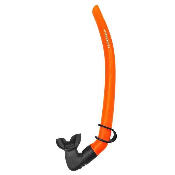 Frivannsliv flexi snorkel i orange lavet til uv-jagt og snorkling