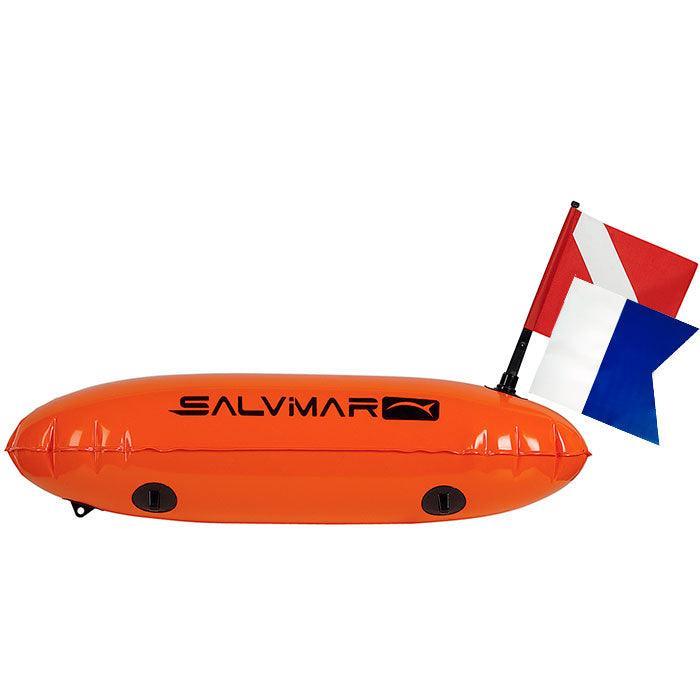 Salvimar torpedobøje til uv-jagt i farven orange